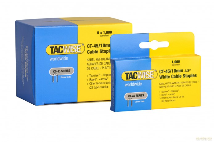 Tacwiseâ˘: 5.000 TACWISEâ˘ Tackerklammern Typ CT-45/