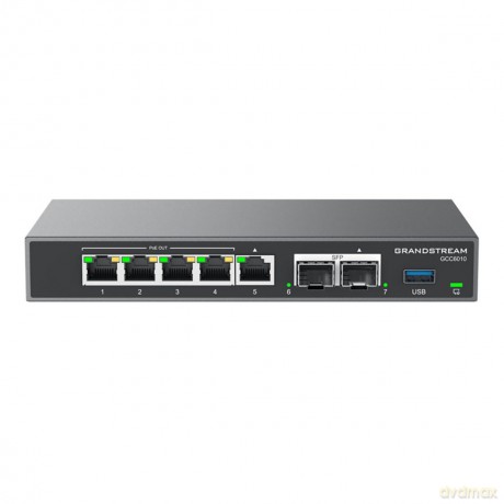 5+2P Grandstream GCC6010 UC PoE