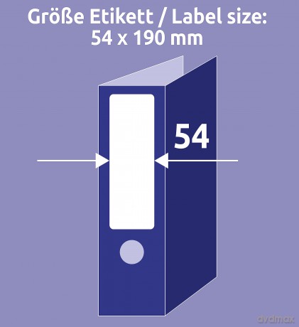 50 AVERY Zweckform Einsteck-Rźckenschild