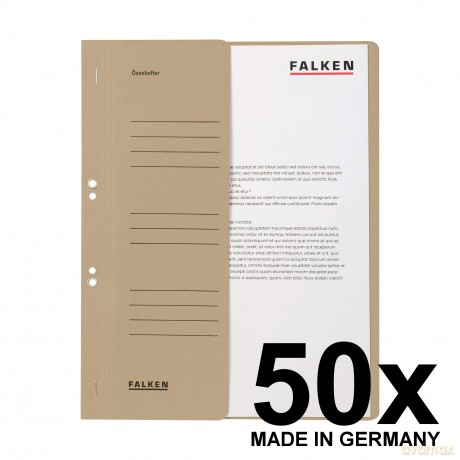 50 FALKEN senhefter grau DIN A4
