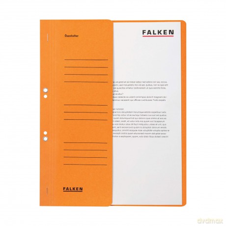 50 FALKEN senhefter orange DIN A4