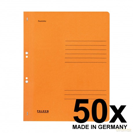 50 FALKEN senhefter orange DIN A4