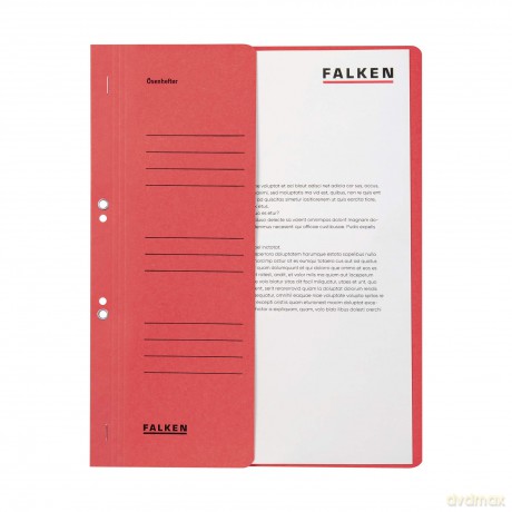 50 FALKEN senhefter rot DIN A4