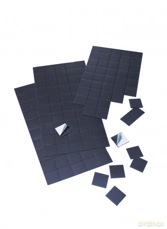 50 FRANKEN Magnete schwarz 2,0 x 2,0 c