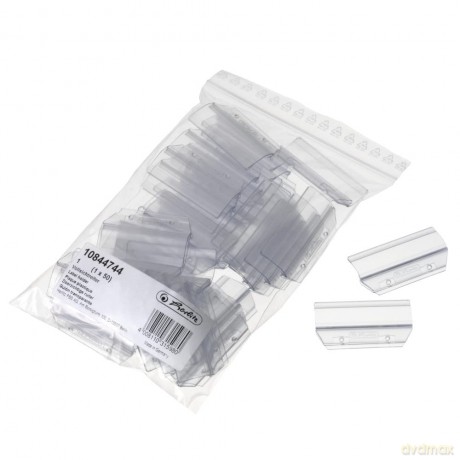 Herlitz: 50 herlitz Vollsichtreiter transparent