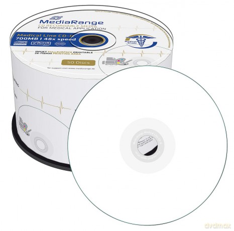 50 MediaRange CD-R Medical Line