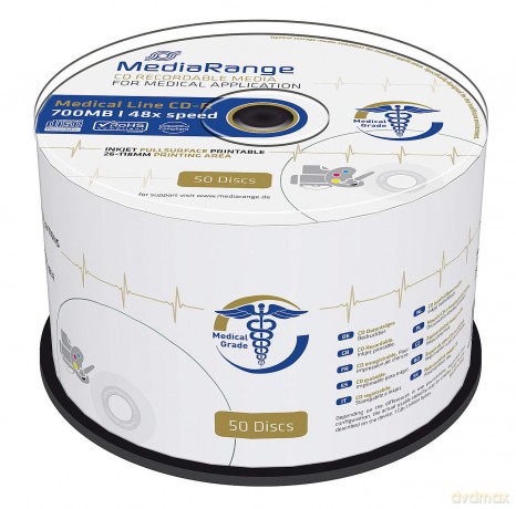 50 MediaRange CD-R Medical Line