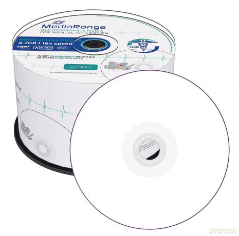 50 MediaRange DVD-R Medical Line