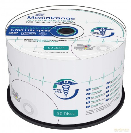 50 MediaRange DVD-R Medical Line
