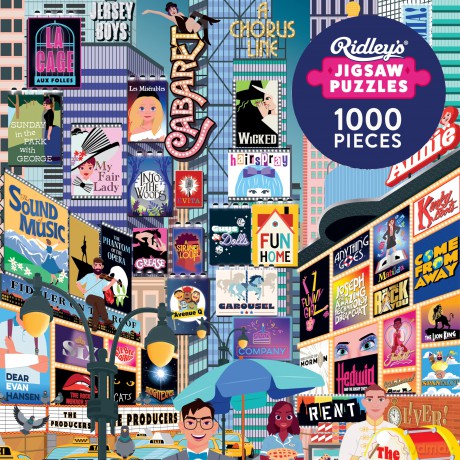 50 MustSee Musicals Bucket List 1000Piece Puzzle [KSIĄŻKA]