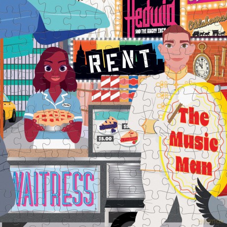 50 MustSee Musicals Bucket List 1000Piece Puzzle [KSIĄŻKA]