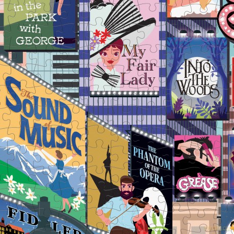 50 MustSee Musicals Bucket List 1000Piece Puzzle [KSIĄŻKA]