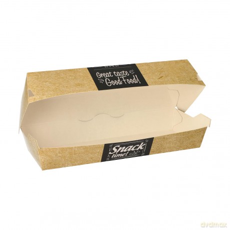 50 PAPSTAR Baguette-Boxen Good Food Papp