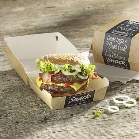 50 PAPSTAR Burger-Boxen Good Food Pappe