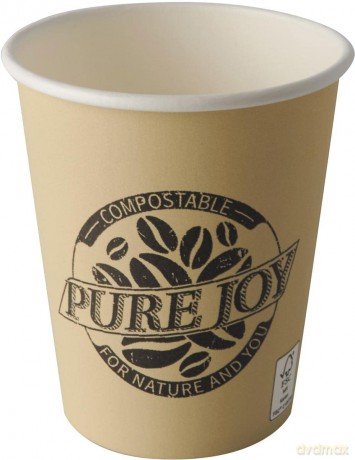 50 PAPSTAR Einweg-Kaffeebecher PURE JOY