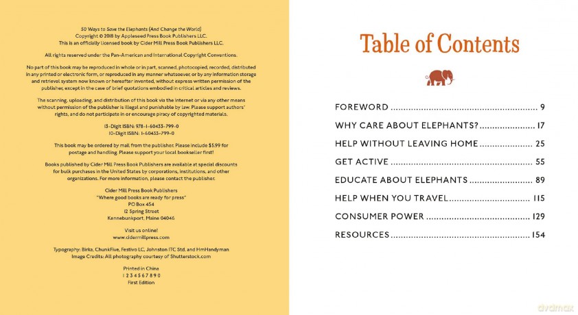 50 Ways To Save Elephants [KSIĄŻKA]