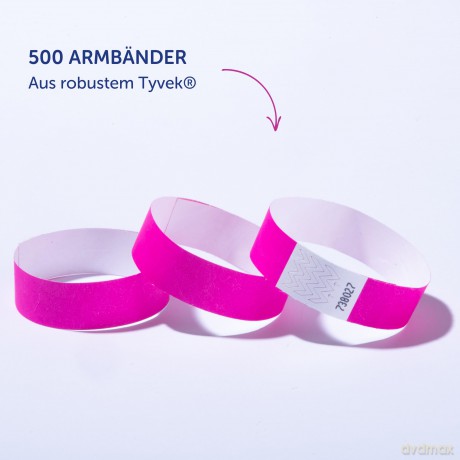 Avery Zweckform: 500 AVERY Zweckform Eintrittsbnder pink