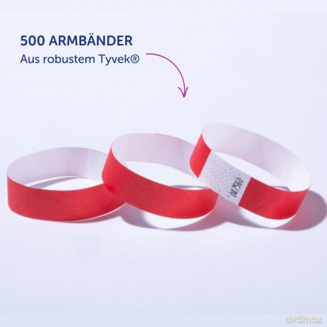 Avery Zweckform: 500 AVERY Zweckform Eintrittsbnder rot