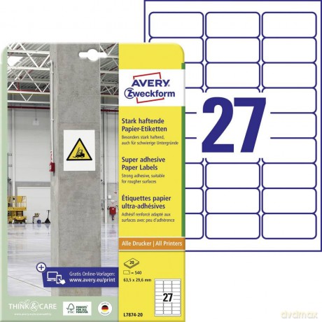 540 AVERY Zweckform Power-Etiketten L787