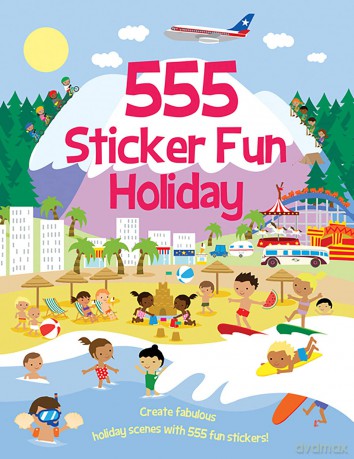 555 Sticker Fun Holiday [KSIĄŻKA]