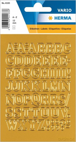 56 HERMA Klebebuchstaben 4183 Buchstaben