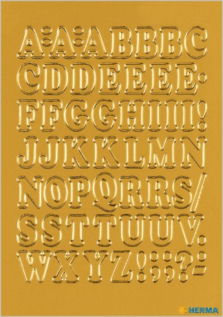 56 HERMA Klebebuchstaben 4183 Buchstaben