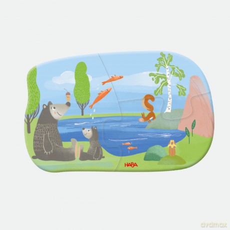 6 erste Puzzles - Waldtiere