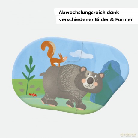 6 erste Puzzles - Waldtiere