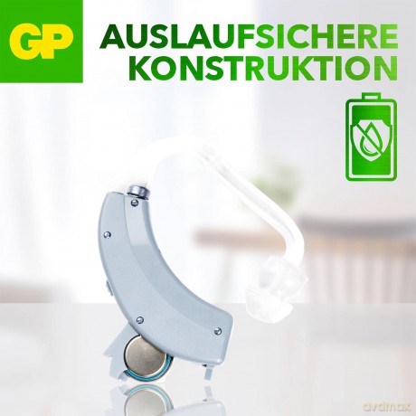 Gp: 6 GP Knopfzellen ZA10 1,45 V