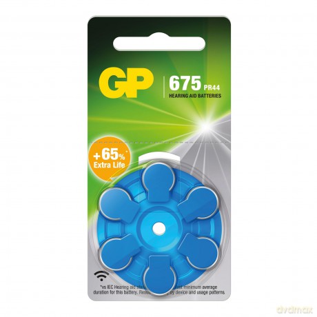 Gp: 6 GP Knopfzellen ZA675 1,45 V