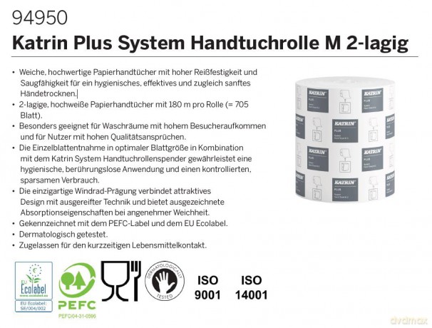 6 KATRIN Handtuchrollen System M2 2-lagi