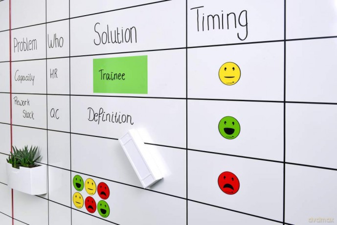 6 Legamaster Agile Smiley gemischt Magne