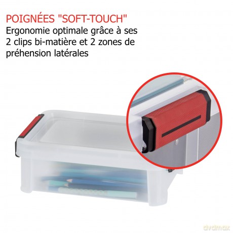 Paperflow: 6 PAPERFLOW CLIP`N STORE Aufbewahrungsbo