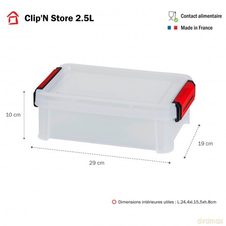 Paperflow: 6 PAPERFLOW CLIP`N STORE Aufbewahrungsbo
