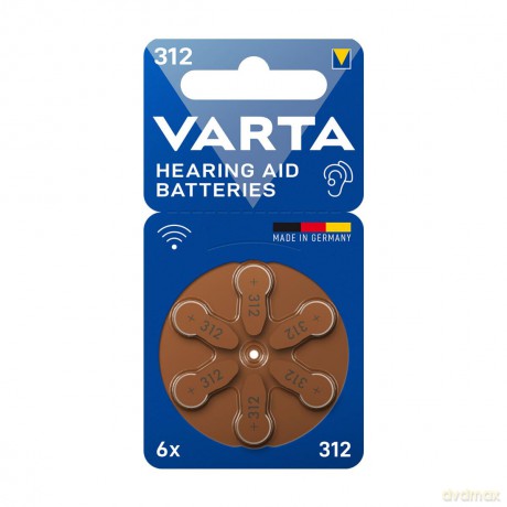 Varta: 6 VARTA Knopfzellen 312 1,45 V