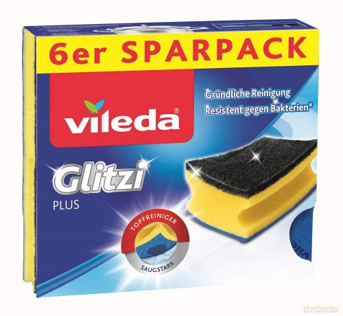 6 vileda Topfreiniger Glitzi plus