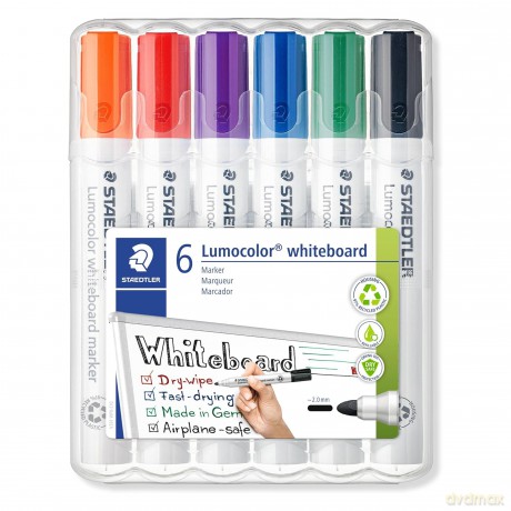 6 Whiteboard-Marker 2-5mm