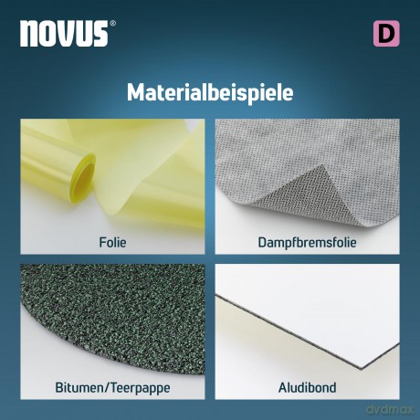 Novus: 600 novus Tackerklammern 53F Flachdraht