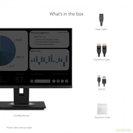61cm/24'' (1920x1080) ViewSonic VG2448A-