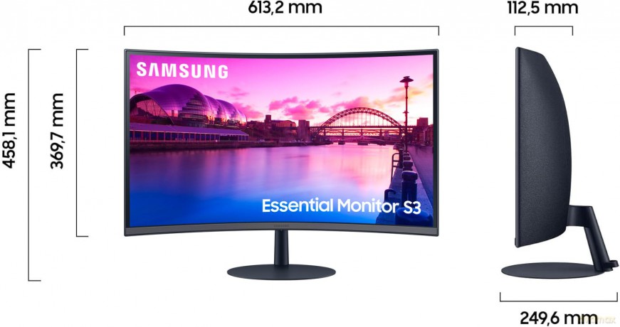 68cm/27'' (1920x1080) Samsung S27C390EAU