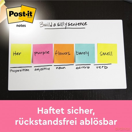 Post-Itâž: 8 + 4 GRATIS: Post-it Energetic Haftnot