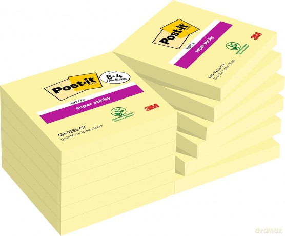 Post-Itâž: 8 + 4 GRATIS: Post-it Super Sticky Haft