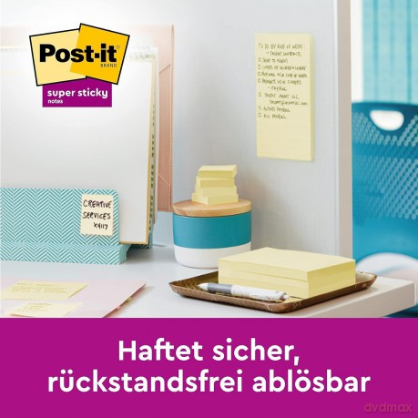 Post-Itâž: 8 + 4 GRATIS: Post-it Super Sticky Haft