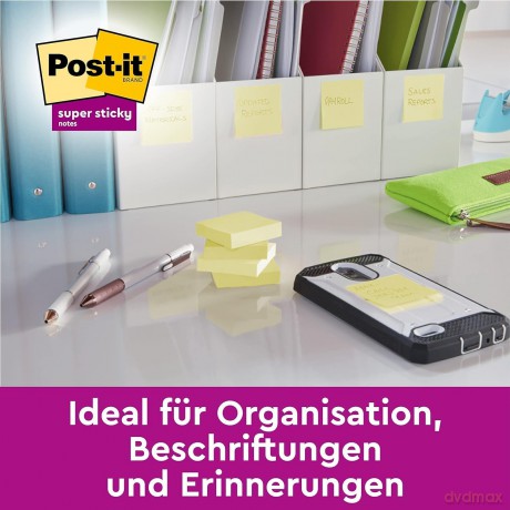 Post-Itâž: 8 + 4 GRATIS: Post-it Super Sticky Haft