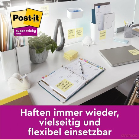 Post-Itâž: 8 + 4 GRATIS: Post-it Super Sticky Haft