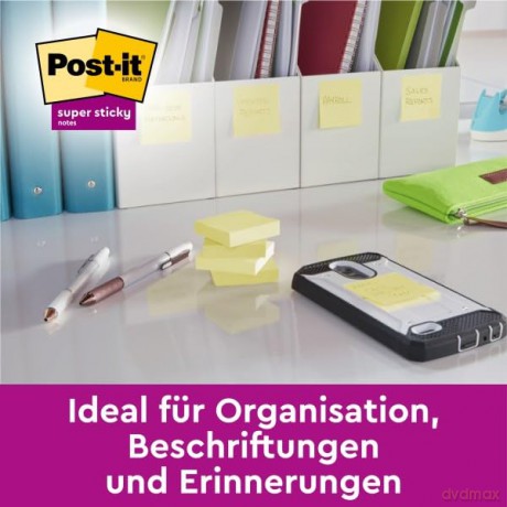 Post-Itâž: 8 + 4 GRATIS: Post-it Super Sticky Note