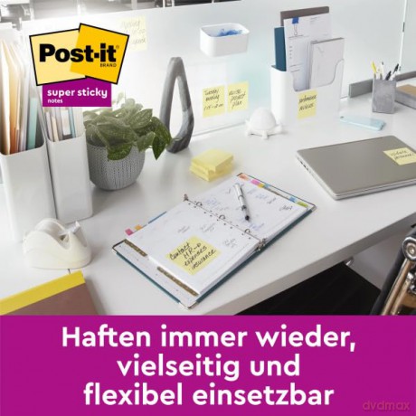 Post-Itâž: 8 + 4 GRATIS: Post-it Super Sticky Note