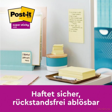 Post-Itâž: 8 + 4 GRATIS: Post-it Super Sticky Note