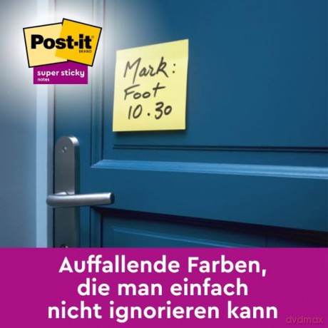 Post-Itâž: 8 + 4 GRATIS: Post-it Super Sticky Note