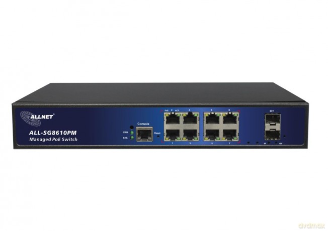 8+2p Allnet All-Sg8610pmj Poe M